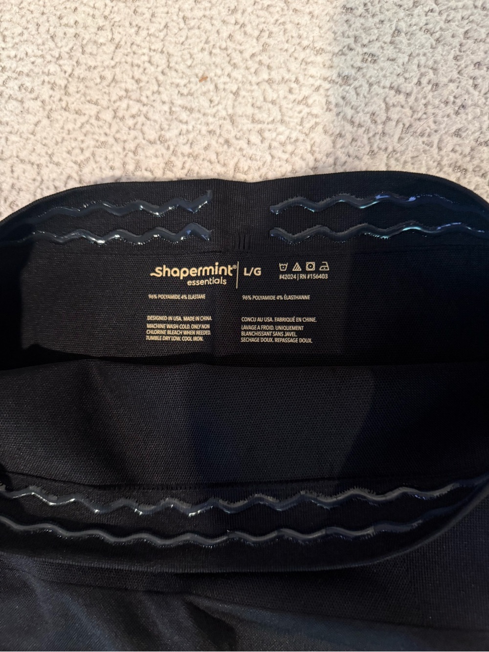 Shapermint‎ Essentials High-Waist Shaping Capri Black L/G NWT - Picture 2 of 3